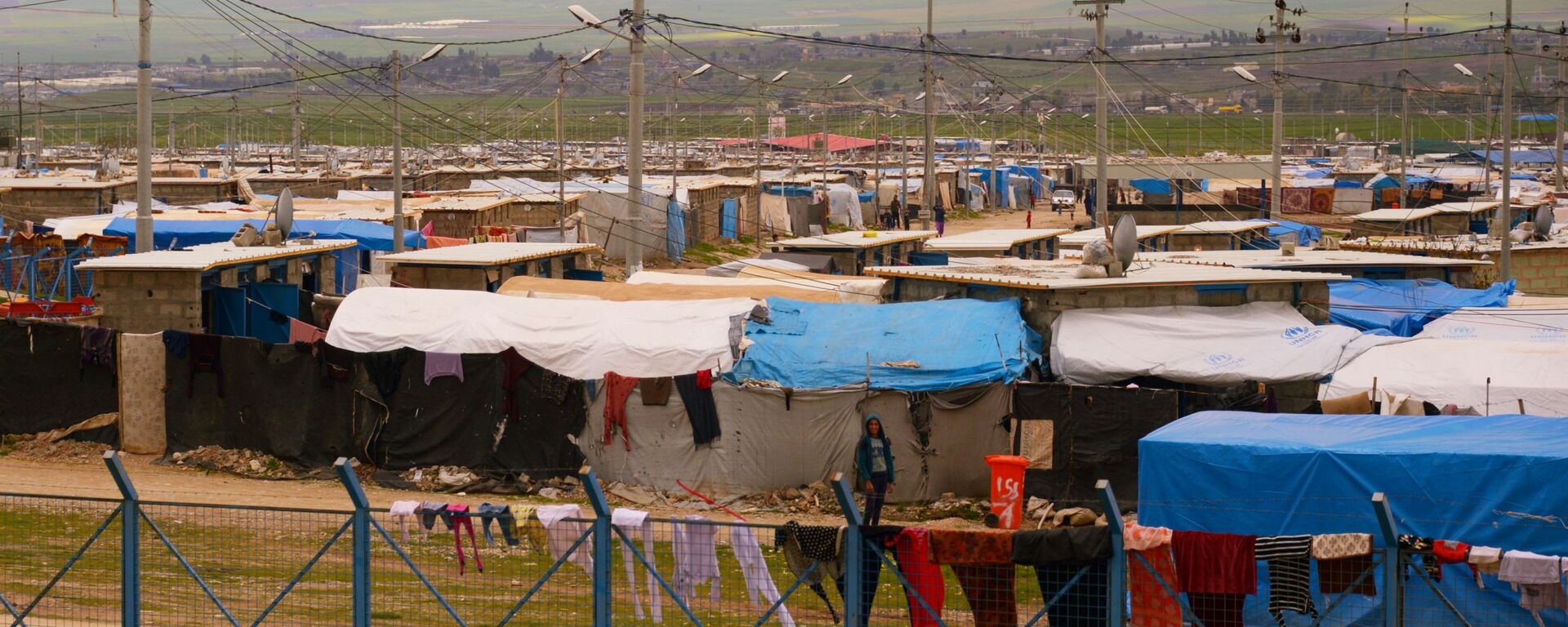 اللاجئون السوريون والعراقيون في مخيم للاجئين/ النازحين بالقرب من السليمانية، كردستان العراق - سبوتنيك عربي, 1920, 10.01.2023