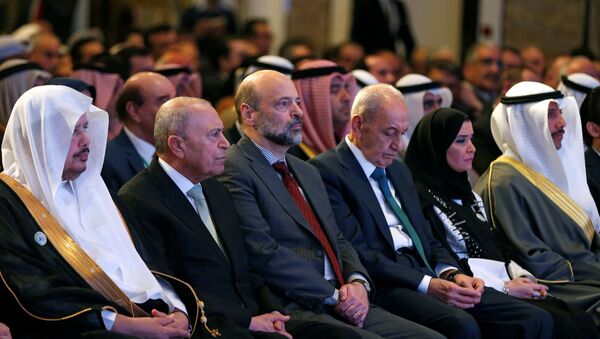 رئيس الوزراء الأردني عمر الرزاز يحضر المؤتمر التاسع والعشرين للاتحاد البرلماني العربي في عمان - سبوتنيك عربي