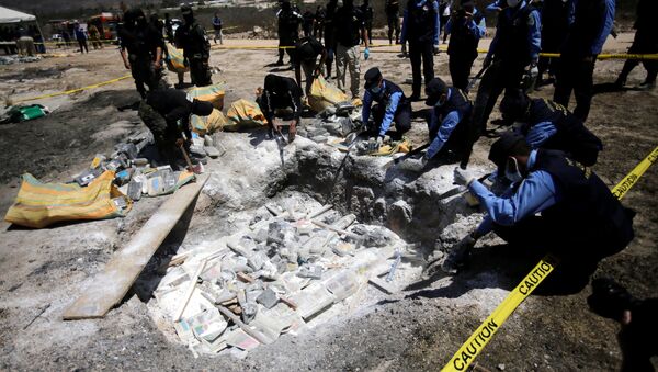 الشرطة تدمر كمية من الكوكايين في هندوراس - سبوتنيك عربي