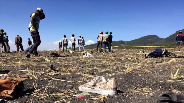 موقع سقوط الطائرة الإثيوبية - سبوتنيك عربي