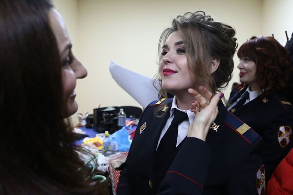المشاركات في مسابقة ملكة جمال الحرس الوطني في موسكو لعام 2019 - سبوتنيك عربي