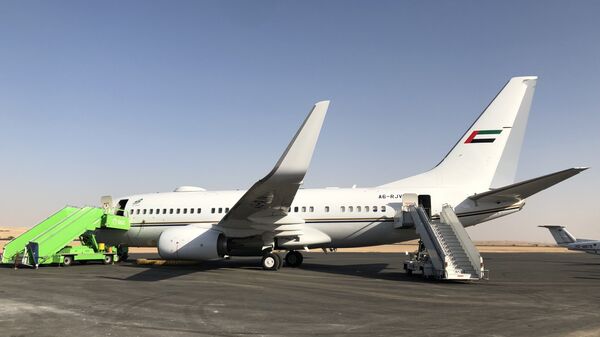 طائرة إماراتية في معرض السعودية الدولي الأول للطيران - سبوتنيك عربي
