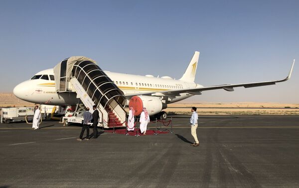 طائرة سكاي برايم في معرض السعودية الدولي الأول للطيران - سبوتنيك عربي