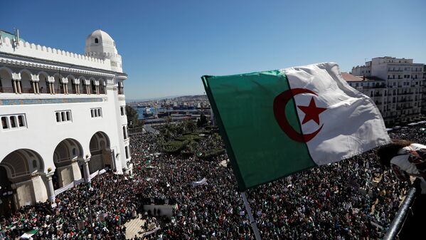 مظاهرات حاشدة في الجزائر احتجاجا على عبد العزيز بوتفليقة - سبوتنيك عربي