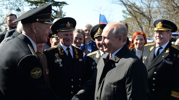 زيارة الرئيس فلاديمير بوتين إلى القرم - سيفاستوبل 18 مارس/ آذار 2019 - سبوتنيك عربي