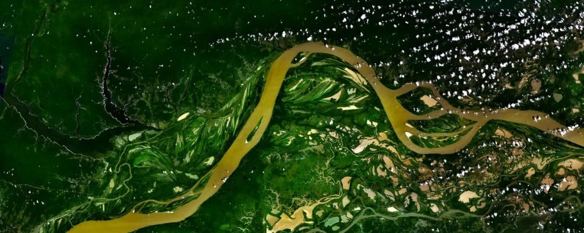 نهر الأمازون من الفضاء - سبوتنيك عربي, 1920, 19.01.2024