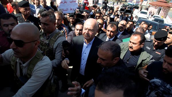 الرئيس العراقي برهم صالح في الموصل - سبوتنيك عربي