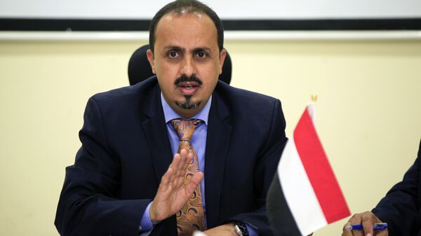 وزير الإعلام اليمني معمر الإرياني - سبوتنيك عربي