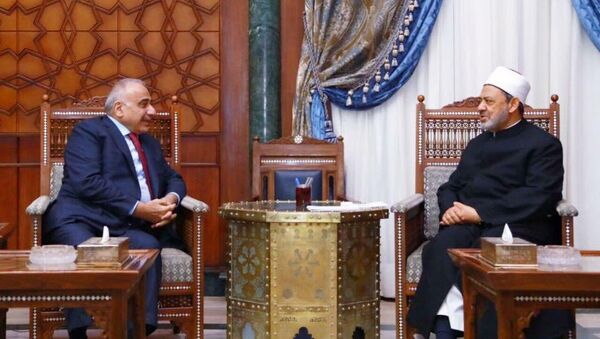 رئيس الوزراء العراقي مع شيخ الأزهر - سبوتنيك عربي