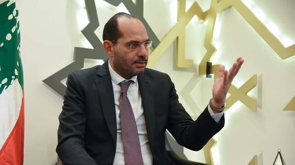 وزير الدولة اللبناني لشؤون التجارة الخارجية حسن مراد  - سبوتنيك عربي