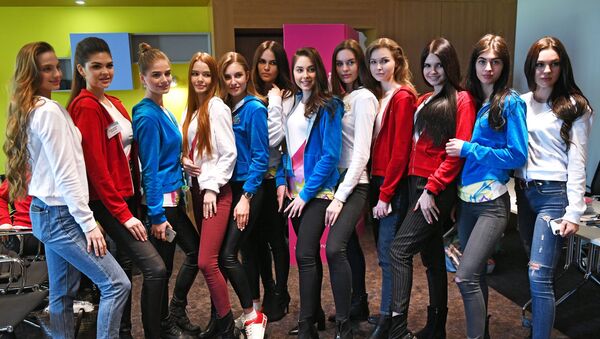 المشاركات في مسابقة ملكة جمال روسيا 2019 في موسكو - سبوتنيك عربي