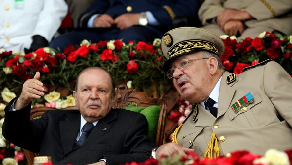 الرئيس الجزائري عبد العزيز بوتفليقة ورئيس أركان الجيش قايد صالح - سبوتنيك عربي
