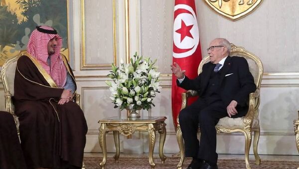 لقاء السبسي ووزير الداخلية السعودي بتونس - سبوتنيك عربي