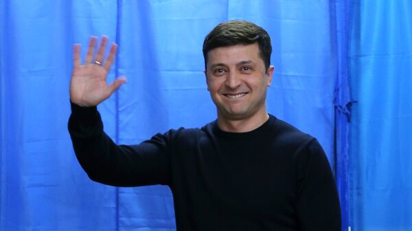 مرشح الرئاسة الأوكرانية فلاديمير زيلينسكي - سبوتنيك عربي