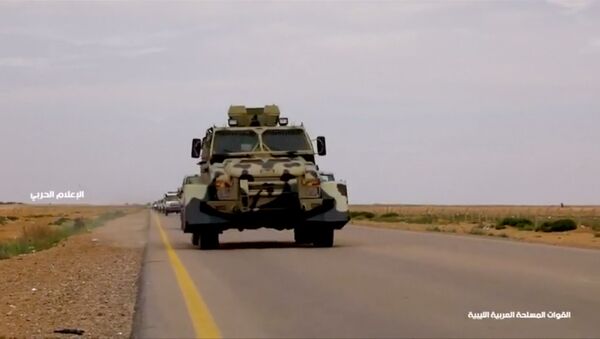 الجيش الوطني الليبي بقيادة المشير خليفة حفتر يتوجه إلى العاصمة طرابلس - سبوتنيك عربي