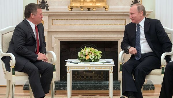 الرئيس الروسي فلاديمير بوتين وملك الأردن - سبوتنيك عربي