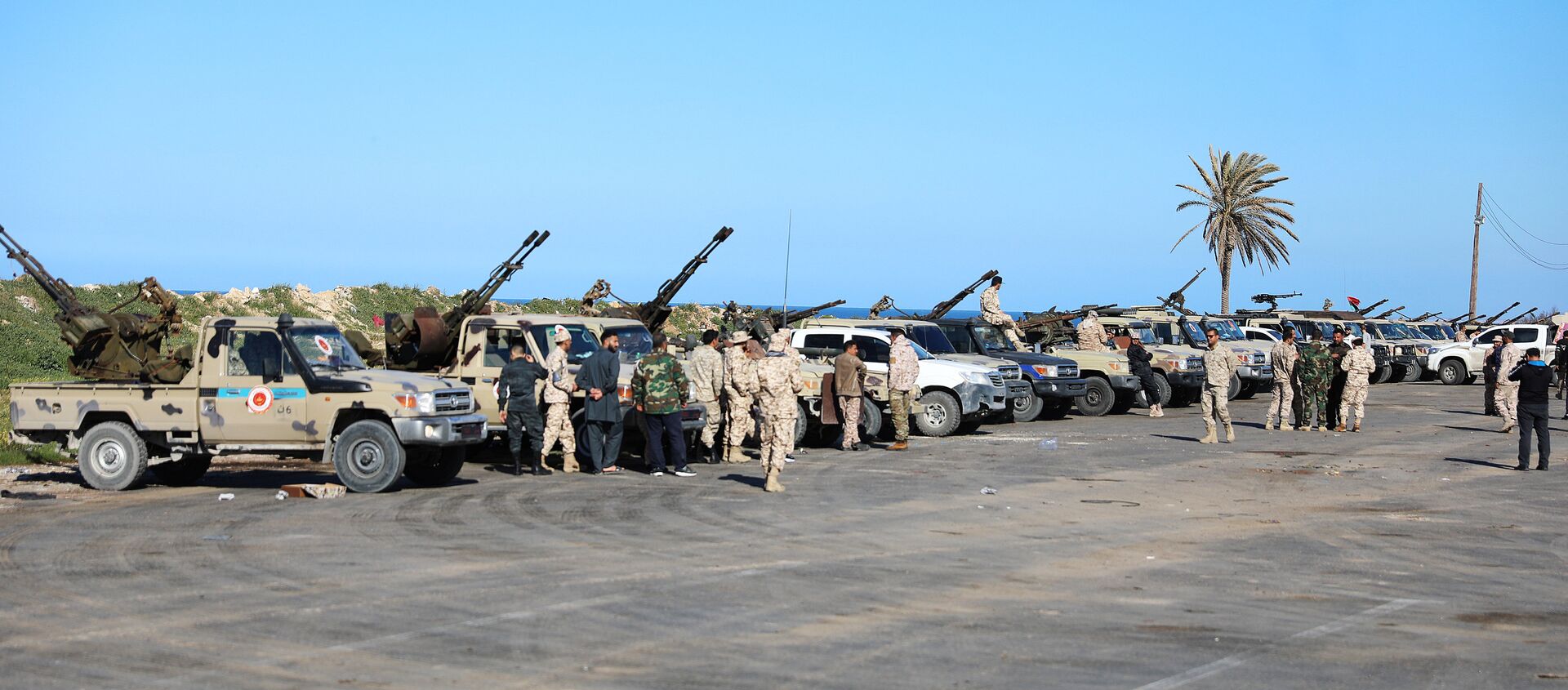 قوات الجيش التابعة لحكومة الوفاق الوطني في ليبيا - سبوتنيك عربي, 1920, 24.04.2021