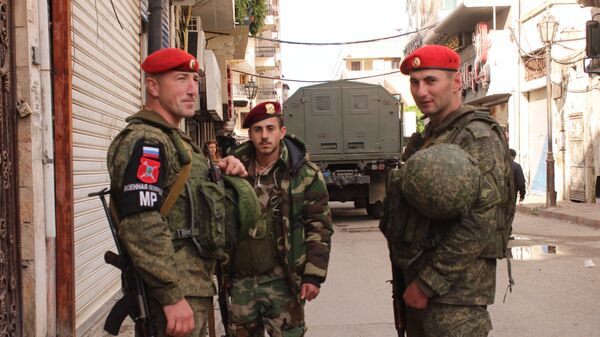 جنود من الجيش الروسي في سوريا - سبوتنيك عربي