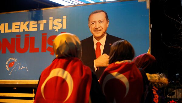 مؤيدو حزب العدالة والتنمية في الانتخابات التركية - سبوتنيك عربي