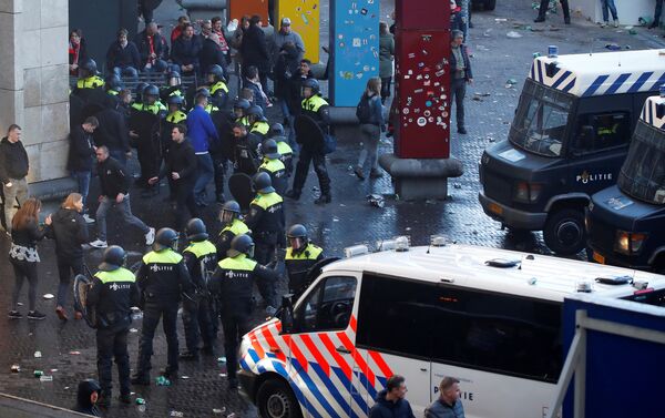 أحداث شغب قبل مباراة يوفنتوس وأياكس في أمستردام - سبوتنيك عربي