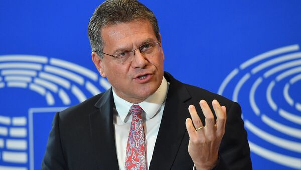 نائب رئيس المفوضية الأوروبية لشؤون اتحاد الطاقة، ماروش شيفتشوفيتش - سبوتنيك عربي