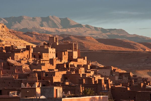 قصر آيت بن حدّو في جنوب المغرب، على بعد 100 كم من مراكش - سبوتنيك عربي