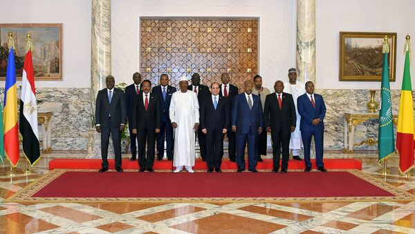 اجتماع لقادة الاتحاد الإفريقي بقيادة الرئيس المصري عبد الفتاح السيسي - سبوتنيك عربي
