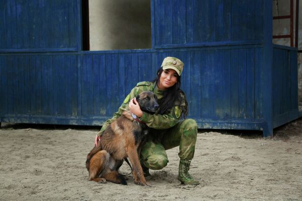 جندي أول كريستينا تسيغانوفا، من مدينة روستوف على الدون - سبوتنيك عربي
