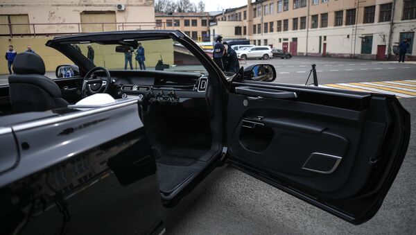 سيارة أوروس سينات في موسكو - سبوتنيك عربي