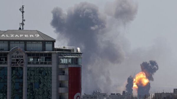 غارات إسرائيلية على غزة - سبوتنيك عربي