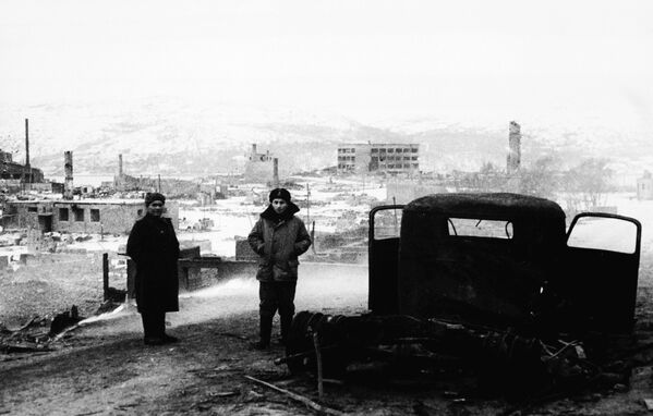 مدينة كيركينيس (النرويج)، أحرقها النازيون بالكامل، عام 1944 - سبوتنيك عربي