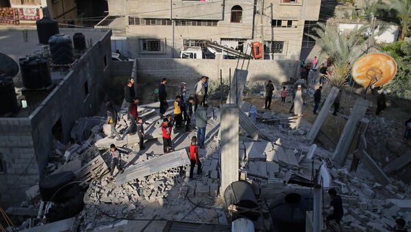 آثار القصف الإسرائيلي على غزة - سبوتنيك عربي