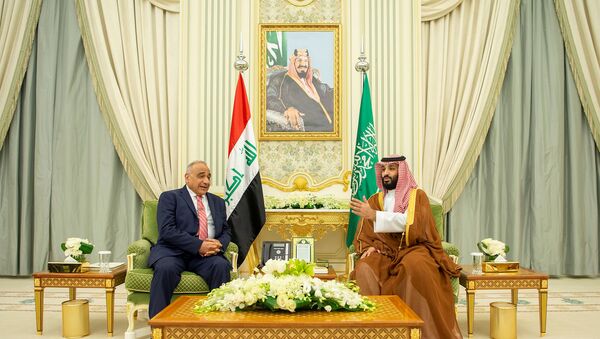 ولي العهد السعودي الأمير محمد بن سلمان يلتقي برئيس الوزراء العراقي عادل عبد المهدي في الرياض - سبوتنيك عربي
