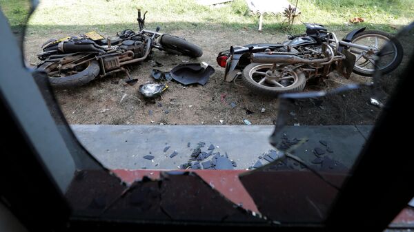 دراجات نارية لمصلين شوهدت في مسجد أبرار بعد هجوم عليه في كينياما - سبوتنيك عربي