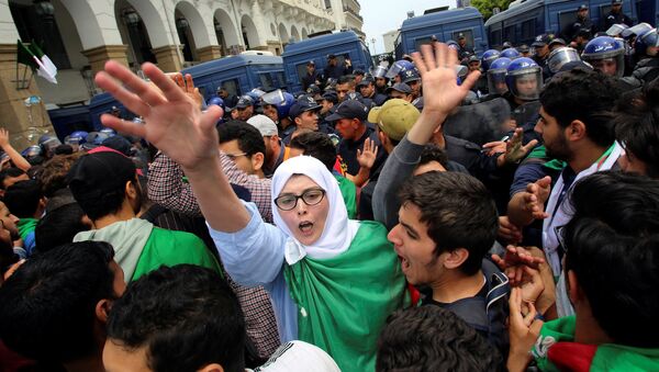 استمرار الاحتجاجات في الجزائر، 19 مايو/ أيار 2019 - سبوتنيك عربي