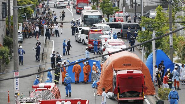حادث الطعن في مدينة كاواسكي بالقرب من طوكيو في اليابان  - سبوتنيك عربي