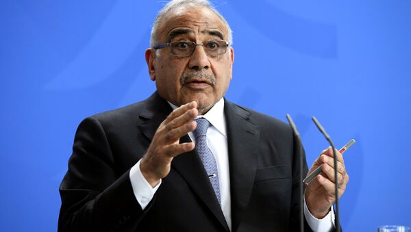 رئيس الوزراء العراقي عادل عبد المهدي - سبوتنيك عربي