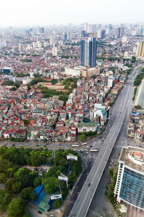 منظر لمدينة هانوي من نافذة الفندق Lotte في فيتنام - سبوتنيك عربي