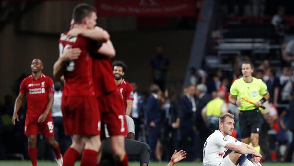 فوز فريق ليفربول على فريق توتنهام هوتسبر في نهائي دوري أبطال أوروبا، 1 يونيو/حزيران 2019 - سبوتنيك عربي