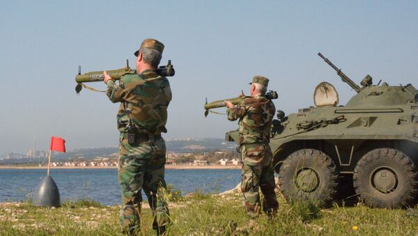 مناورات عسكرية مشتركة بين سوريا وروسيا في طرطوس - سبوتنيك عربي