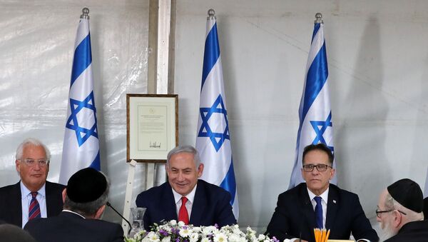 جلسة الحكومة الإسرائيلية في الجولان - سبوتنيك عربي