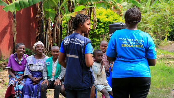التطعيم ضد فيروس الإيبولا في قرية كيرمبو قرب الكونغو - سبوتنيك عربي