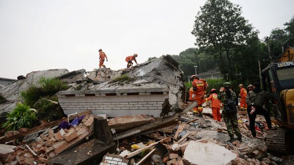 زلزال قوي يضرب مدينة إيبين، الصين 18 يونيو/ حزيران 2019 - سبوتنيك عربي