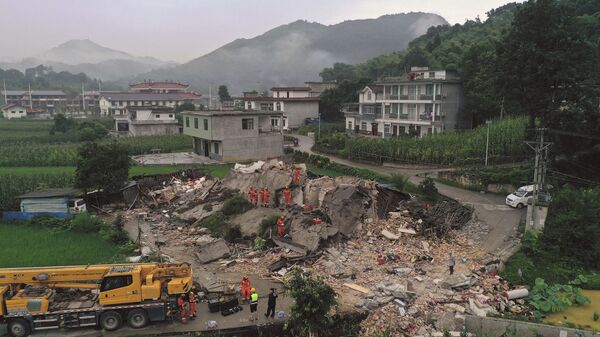 زلزال قوي يضرب مدينة إيبين، الصين 18 يونيو/ حزيران 2019 - سبوتنيك عربي