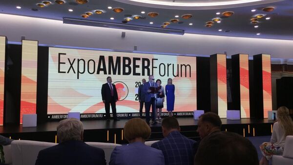 ‎افتتاح المنتدى الدولي الرابع للكهرمان في مقاطعة كالينينغراد الروسية - سبوتنيك عربي
