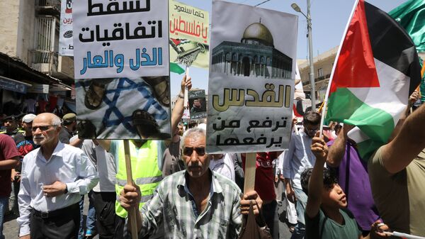 مظاهرات الأردن ضد ورشة البحرين - سبوتنيك عربي