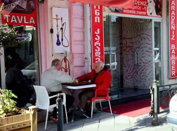 المحلات والمطاعم التركية في باتومي عاصمة مقاطعة أجاريا في جورجيا المحلات والمطاعم التركية في باتومي عاصمة مقاطعة أجاريا في جورجيا - سبوتنيك عربي
