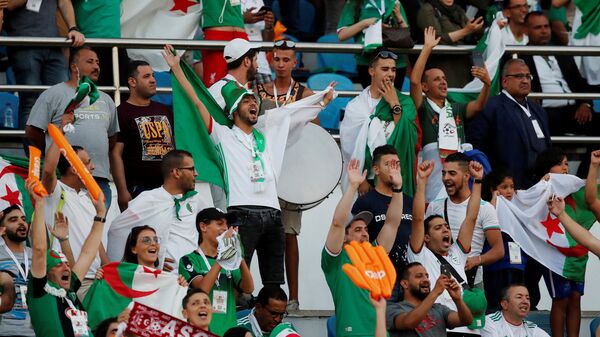 جماهير منتخب الجزائر - سبوتنيك عربي