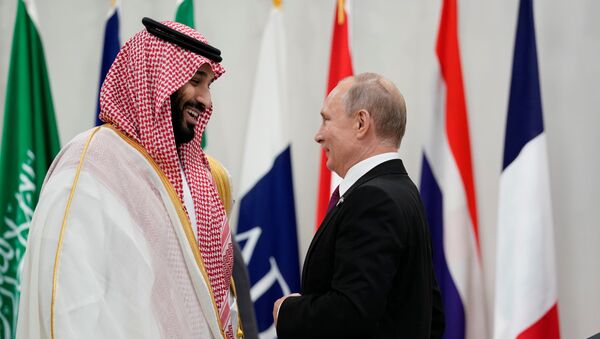 الرئيس الروسي فلاديمير بوتين مع ولي العهد السعودي الملك محمد بن سلام خلال قمة العشرين - سبوتنيك عربي