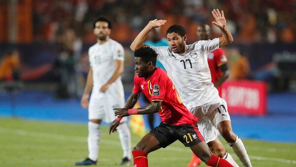 مباراة مصر وأوغندا في أمم أفريقيا 2019 - سبوتنيك عربي